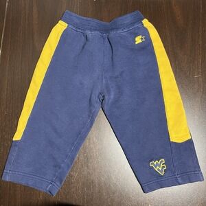 Starter Boys 2T West Virginia WV Mountaineers Sweatpants Good Condition